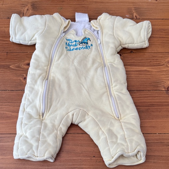 Baby Merlin's Magic Sleepsuit Cream Footie - Picture 1 of 9